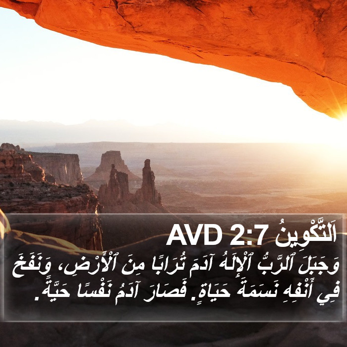 اَلتَّكْوِينُ 2:7 AVD Bible Study