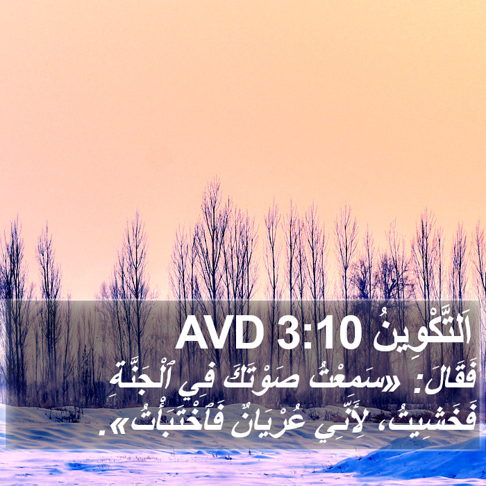 اَلتَّكْوِينُ 3:10 AVD Bible Study