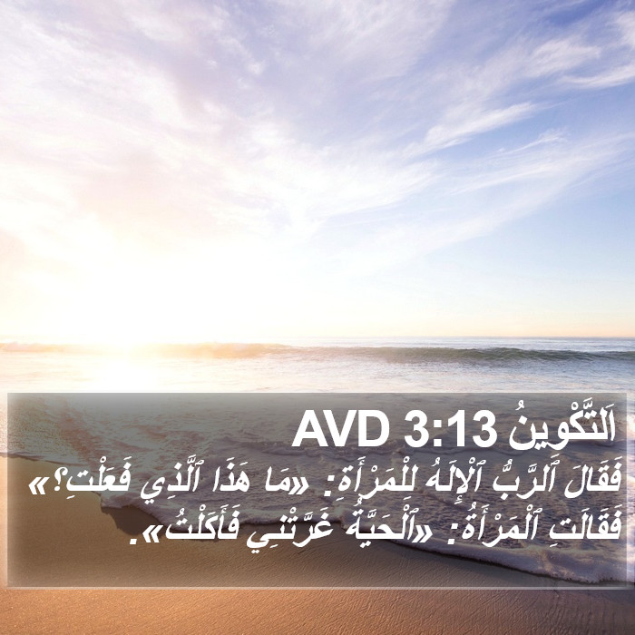 اَلتَّكْوِينُ 3:13 AVD Bible Study