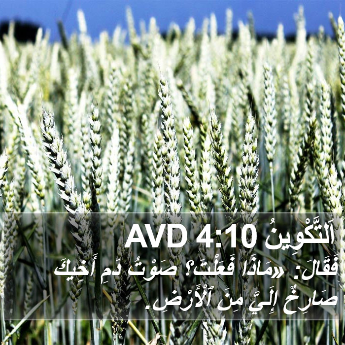 اَلتَّكْوِينُ 4:10 AVD Bible Study