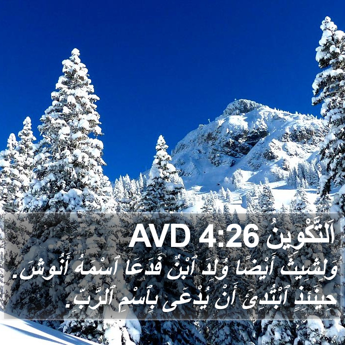 اَلتَّكْوِينُ 4:26 AVD Bible Study