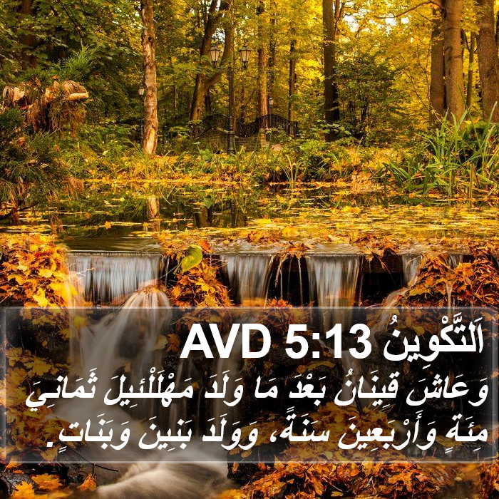 اَلتَّكْوِينُ 5:13 AVD Bible Study