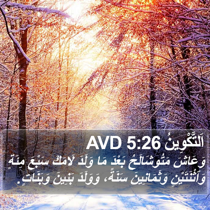 اَلتَّكْوِينُ 5:26 AVD Bible Study