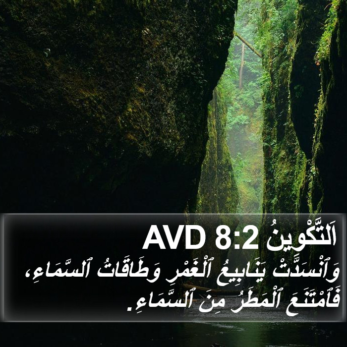 اَلتَّكْوِينُ 8:2 AVD Bible Study