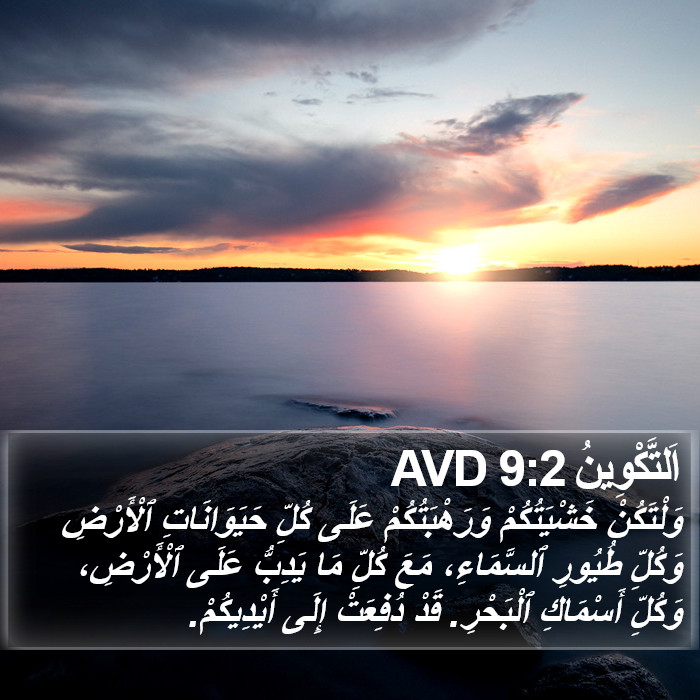 اَلتَّكْوِينُ 9:2 AVD Bible Study