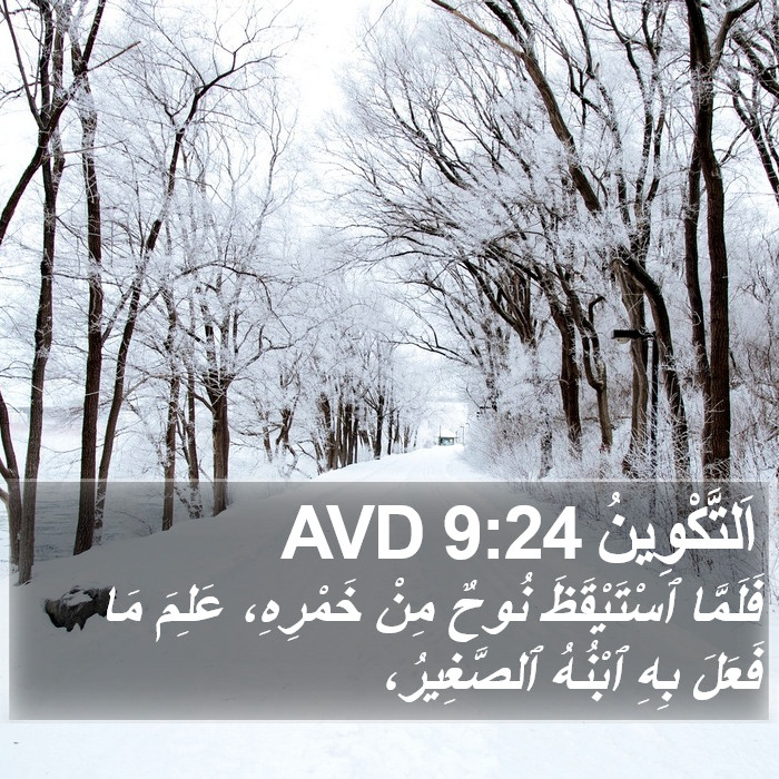 اَلتَّكْوِينُ 9:24 AVD Bible Study