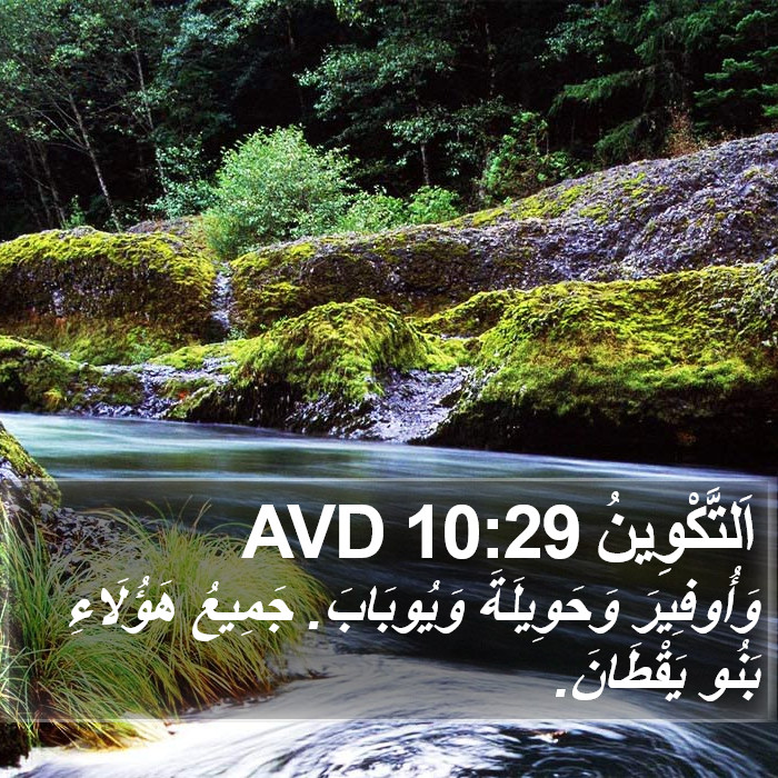 اَلتَّكْوِينُ 10:29 AVD Bible Study