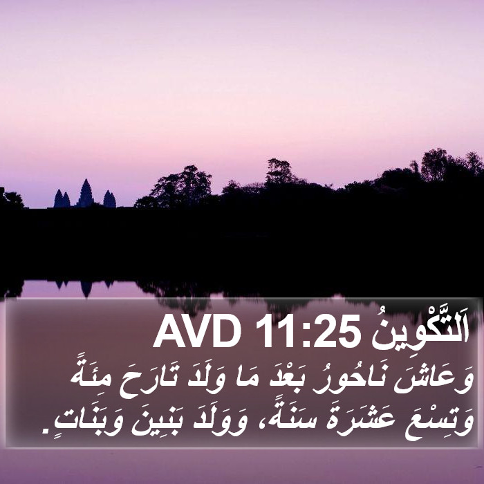 اَلتَّكْوِينُ 11:25 AVD Bible Study