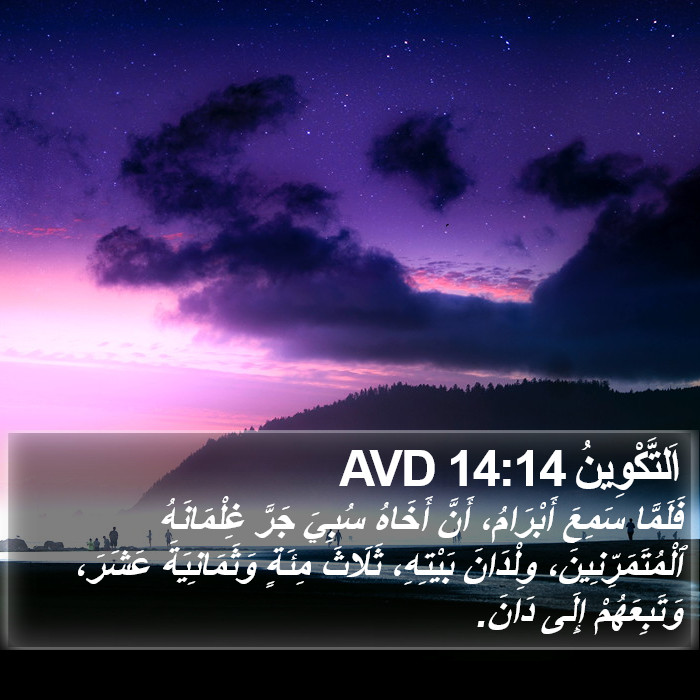 اَلتَّكْوِينُ 14:14 AVD Bible Study