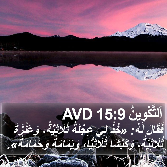 اَلتَّكْوِينُ 15:9 AVD Bible Study