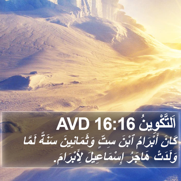 اَلتَّكْوِينُ 16:16 AVD Bible Study