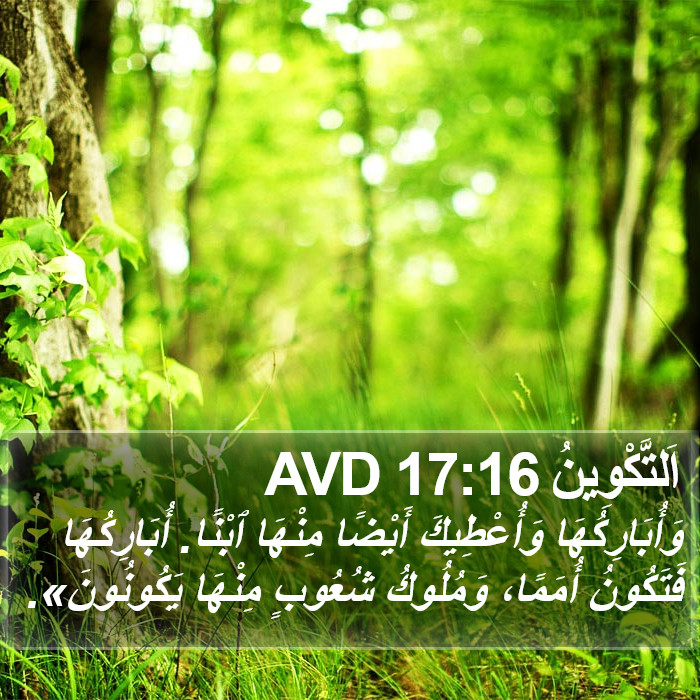 اَلتَّكْوِينُ 17:16 AVD Bible Study