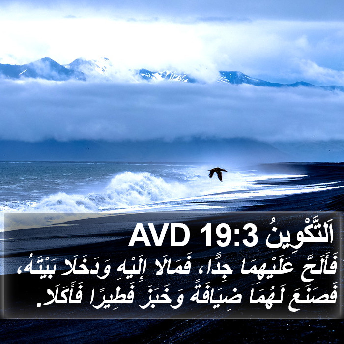 اَلتَّكْوِينُ 19:3 AVD Bible Study