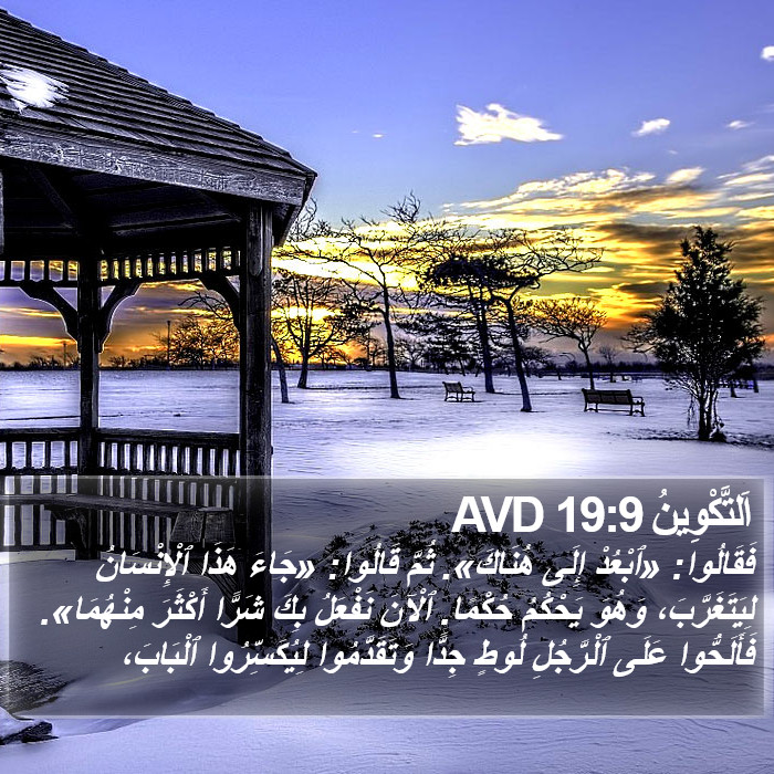 اَلتَّكْوِينُ 19:9 AVD Bible Study