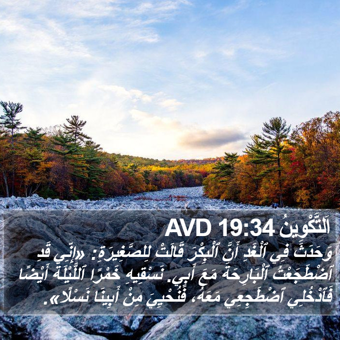 اَلتَّكْوِينُ 19:34 AVD Bible Study