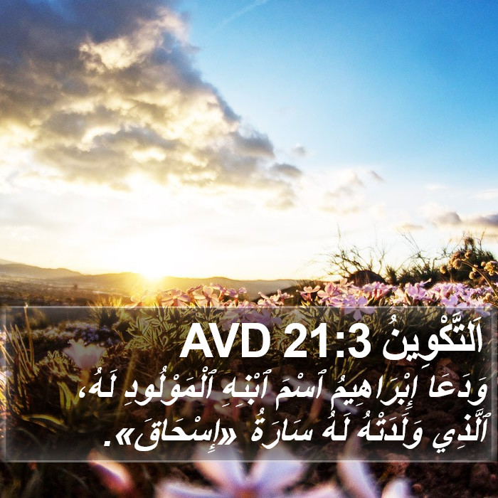 اَلتَّكْوِينُ 21:3 AVD Bible Study