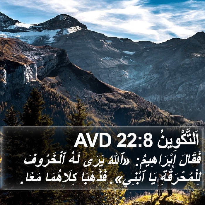 اَلتَّكْوِينُ 22:8 AVD Bible Study