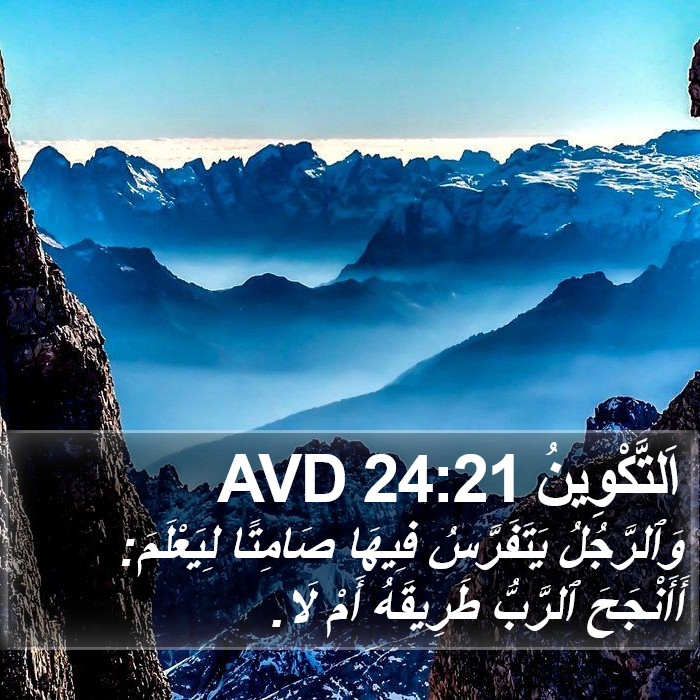 اَلتَّكْوِينُ 24:21 AVD Bible Study