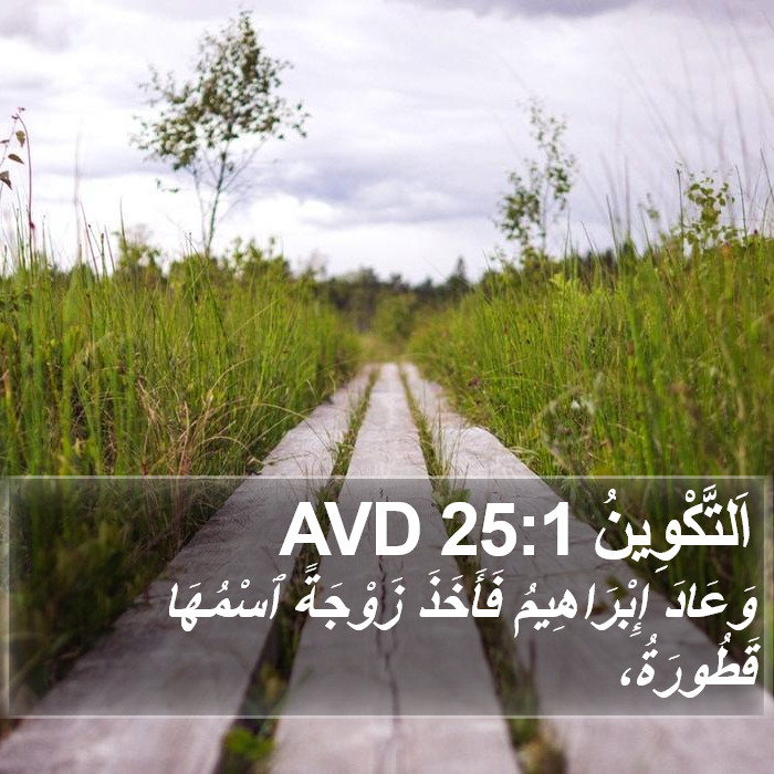 اَلتَّكْوِينُ 25:1 AVD Bible Study