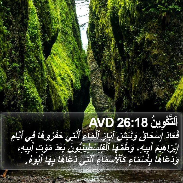 اَلتَّكْوِينُ 26:18 AVD Bible Study
