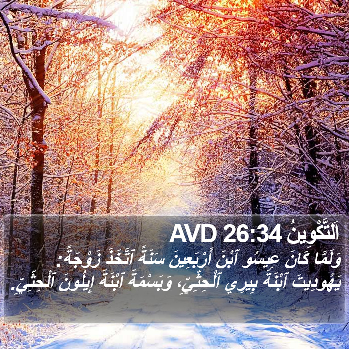 اَلتَّكْوِينُ 26:34 AVD Bible Study