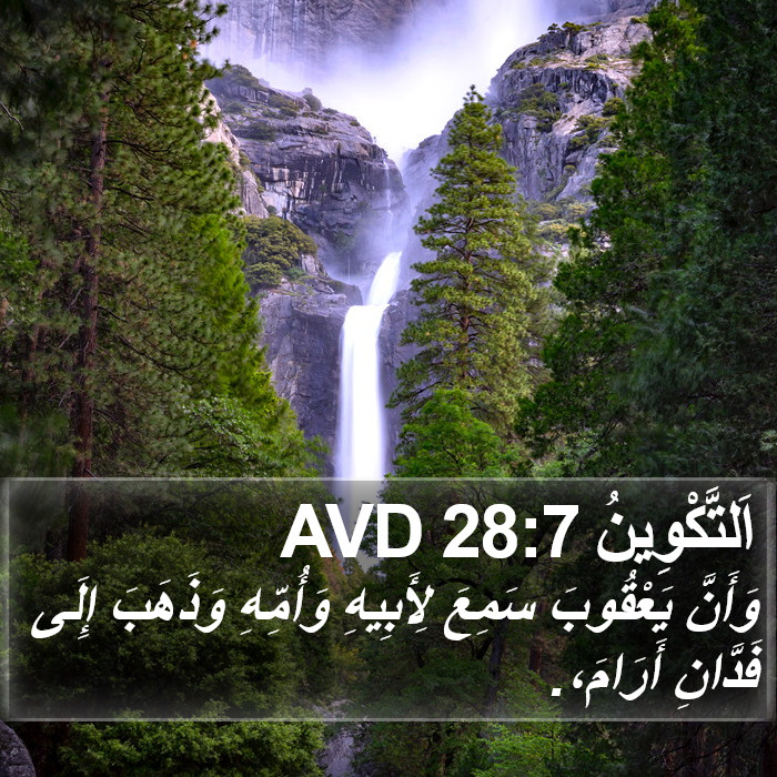 اَلتَّكْوِينُ 28:7 AVD Bible Study