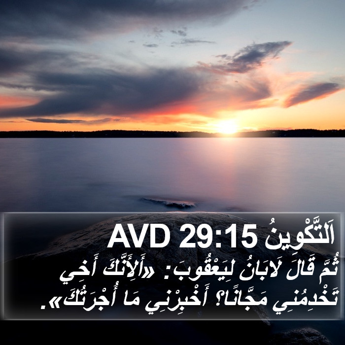اَلتَّكْوِينُ 29:15 AVD Bible Study