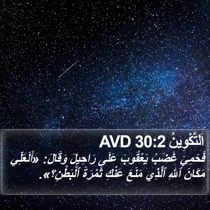 اَلتَّكْوِينُ 30:2 AVD Bible Study