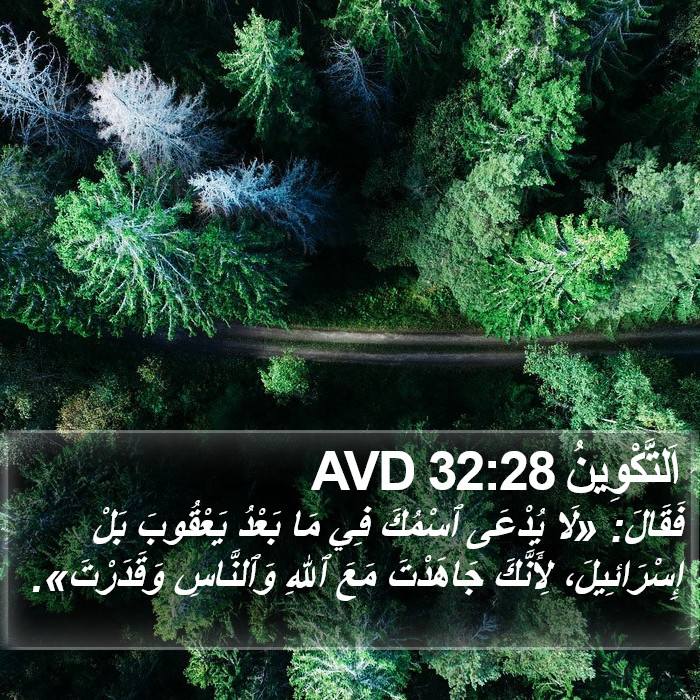 اَلتَّكْوِينُ 32:28 AVD Bible Study