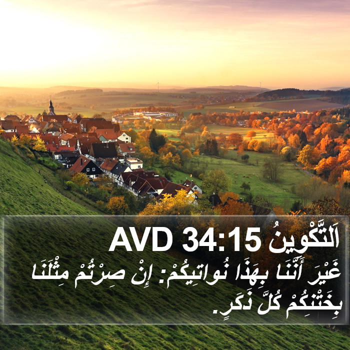اَلتَّكْوِينُ 34:15 AVD Bible Study