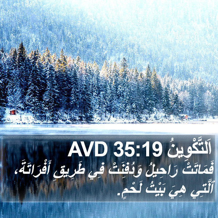 اَلتَّكْوِينُ 35:19 AVD Bible Study