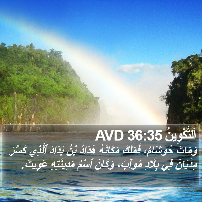 اَلتَّكْوِينُ 36:35 AVD Bible Study