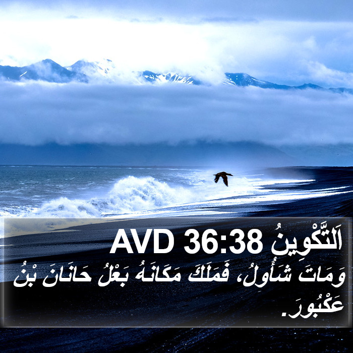 اَلتَّكْوِينُ 36:38 AVD Bible Study