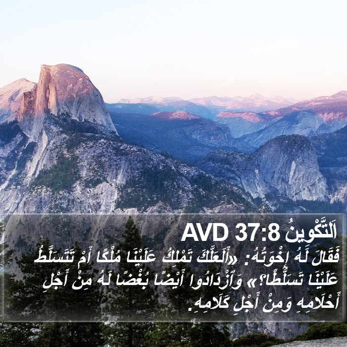اَلتَّكْوِينُ 37:8 AVD Bible Study