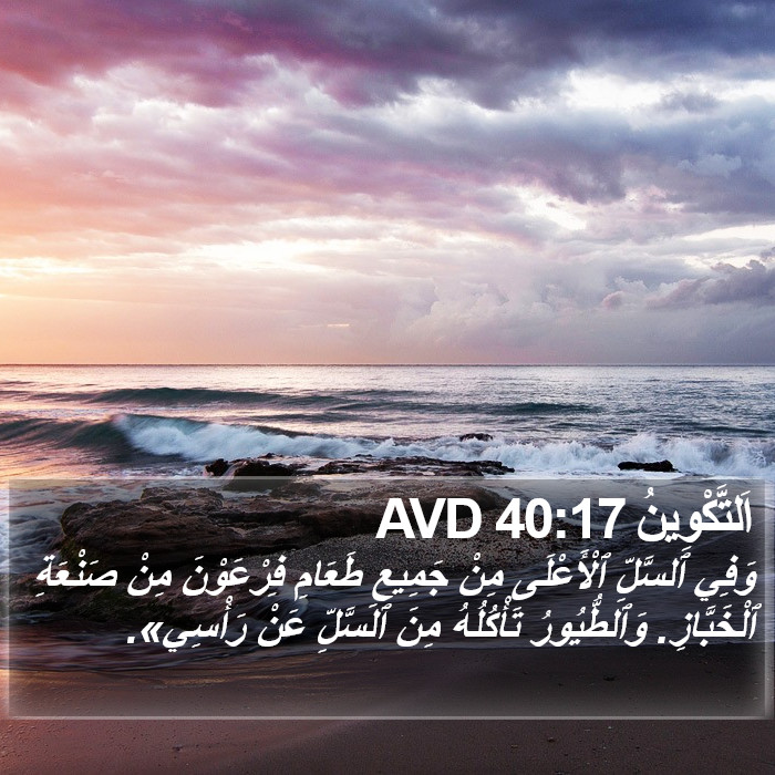 اَلتَّكْوِينُ 40:17 AVD Bible Study