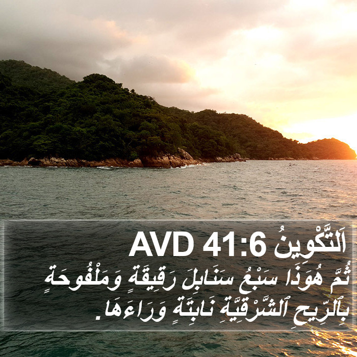 اَلتَّكْوِينُ 41:6 AVD Bible Study