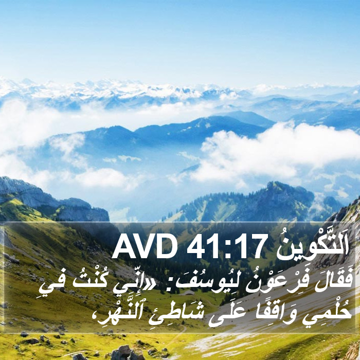 اَلتَّكْوِينُ 41:17 AVD Bible Study