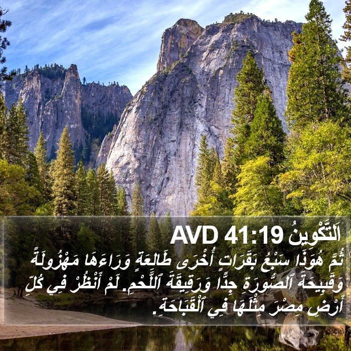 اَلتَّكْوِينُ 41:19 AVD Bible Study