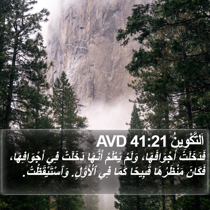 اَلتَّكْوِينُ 41:21 AVD Bible Study
