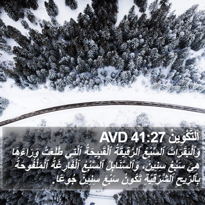 اَلتَّكْوِينُ 41:27 AVD Bible Study