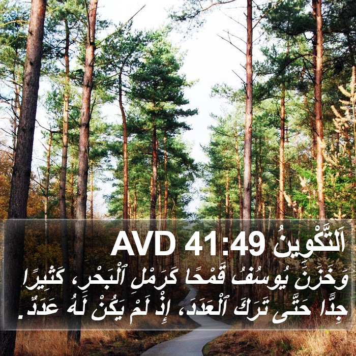 اَلتَّكْوِينُ 41:49 AVD Bible Study