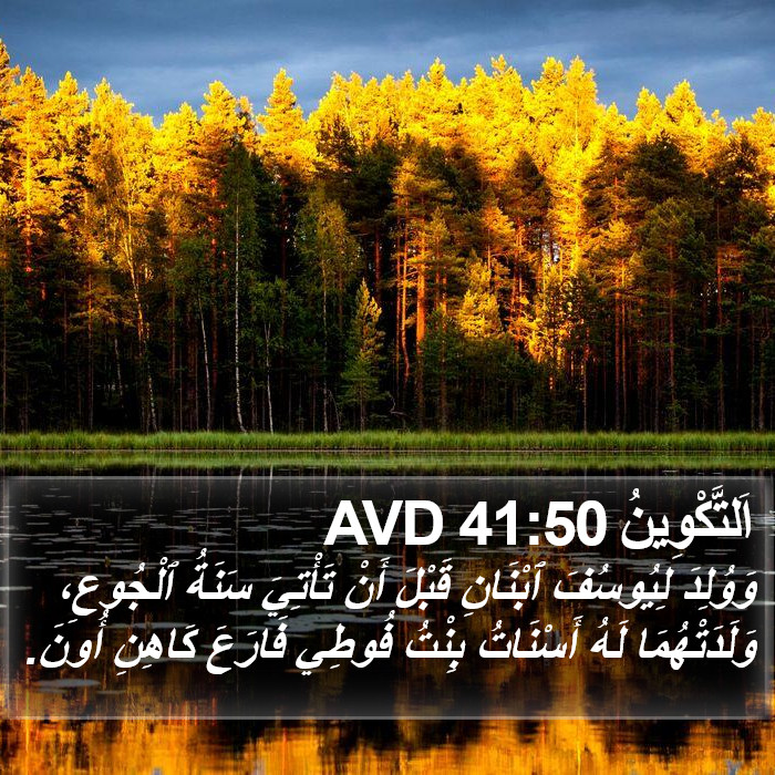 اَلتَّكْوِينُ 41:50 AVD Bible Study