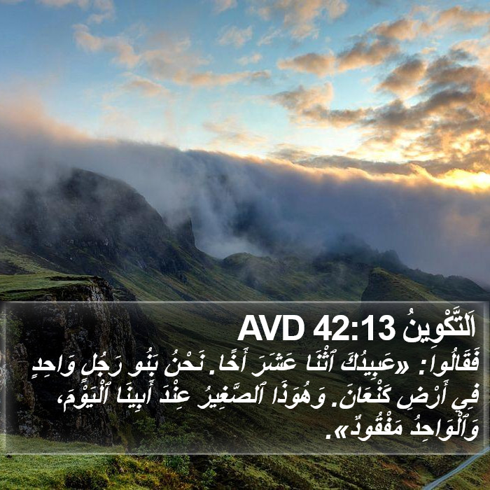 اَلتَّكْوِينُ 42:13 AVD Bible Study