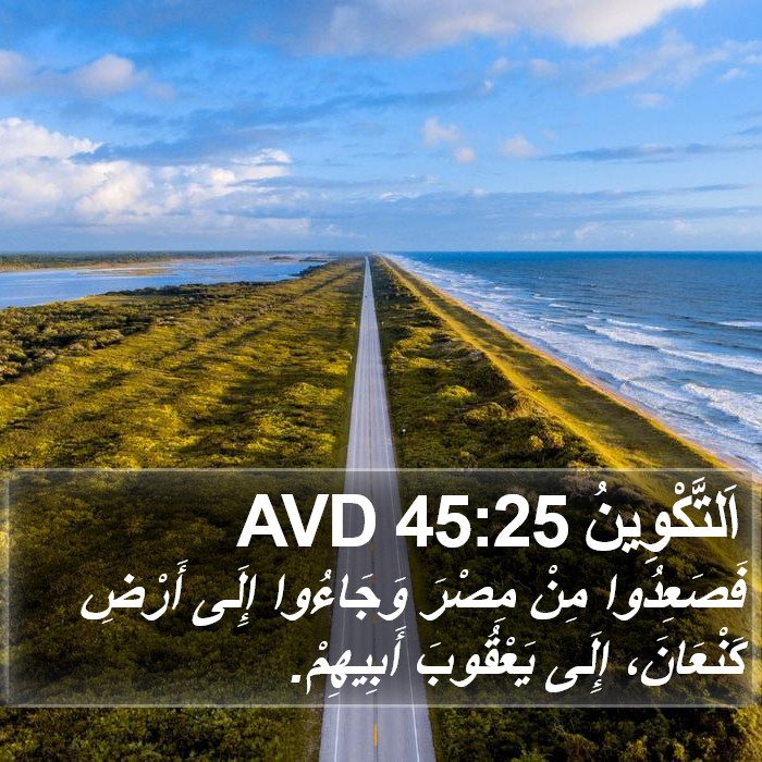 اَلتَّكْوِينُ 45:25 AVD Bible Study