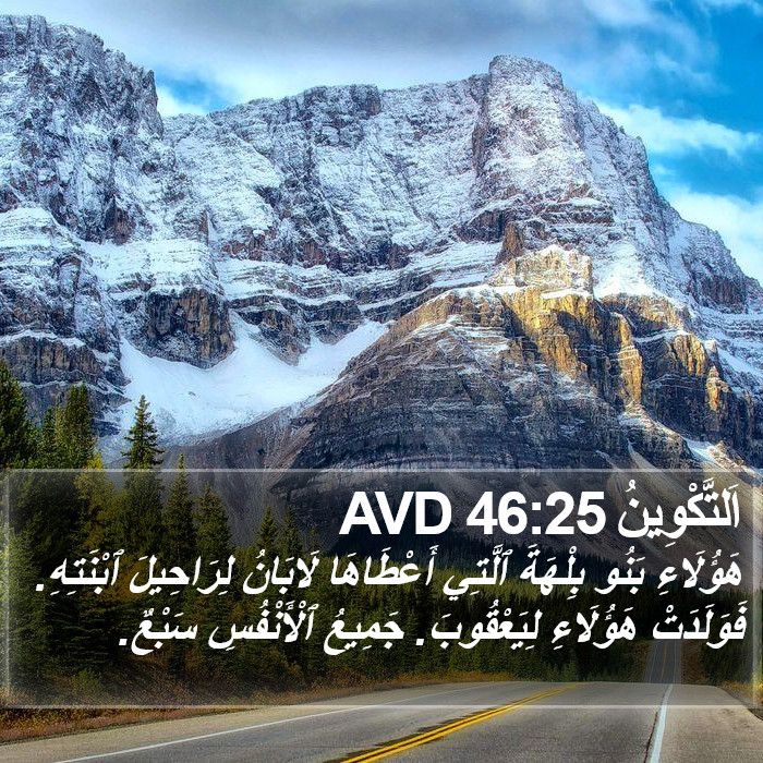 اَلتَّكْوِينُ 46:25 AVD Bible Study