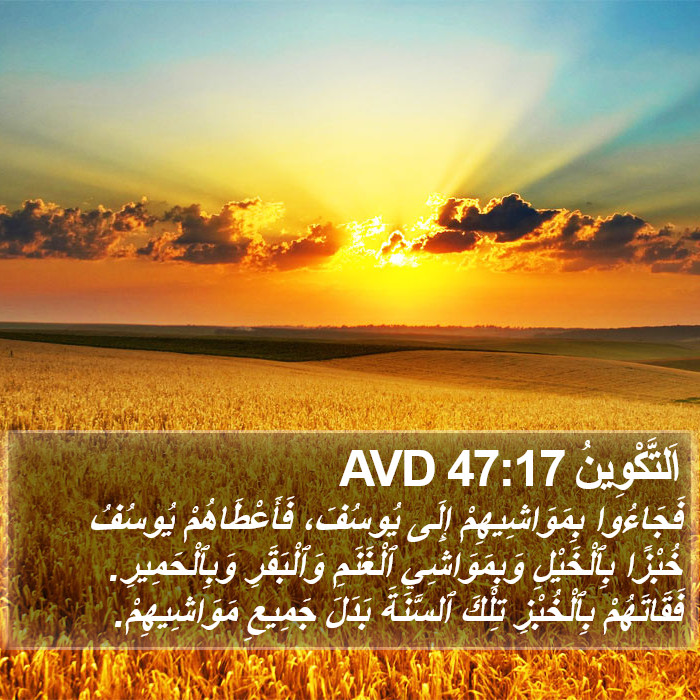 اَلتَّكْوِينُ 47:17 AVD Bible Study