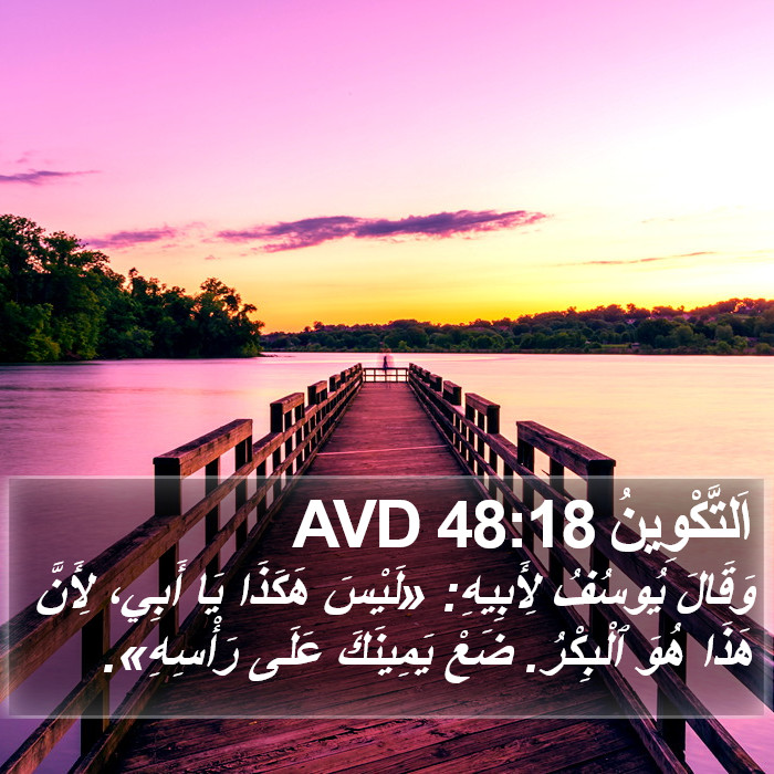 اَلتَّكْوِينُ 48:18 AVD Bible Study