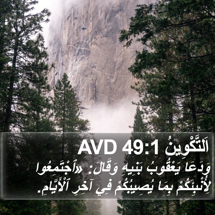 اَلتَّكْوِينُ 49:1 AVD Bible Study
