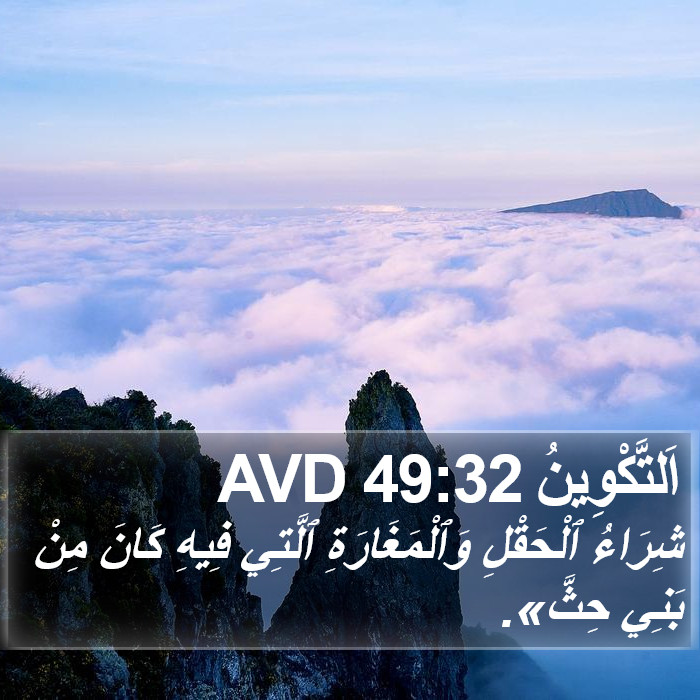 اَلتَّكْوِينُ 49:32 AVD Bible Study