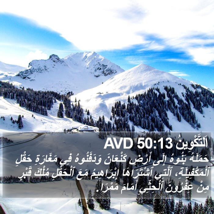 اَلتَّكْوِينُ 50:13 AVD Bible Study